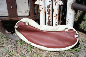 Chap Leather Cantle Bag - Walnut