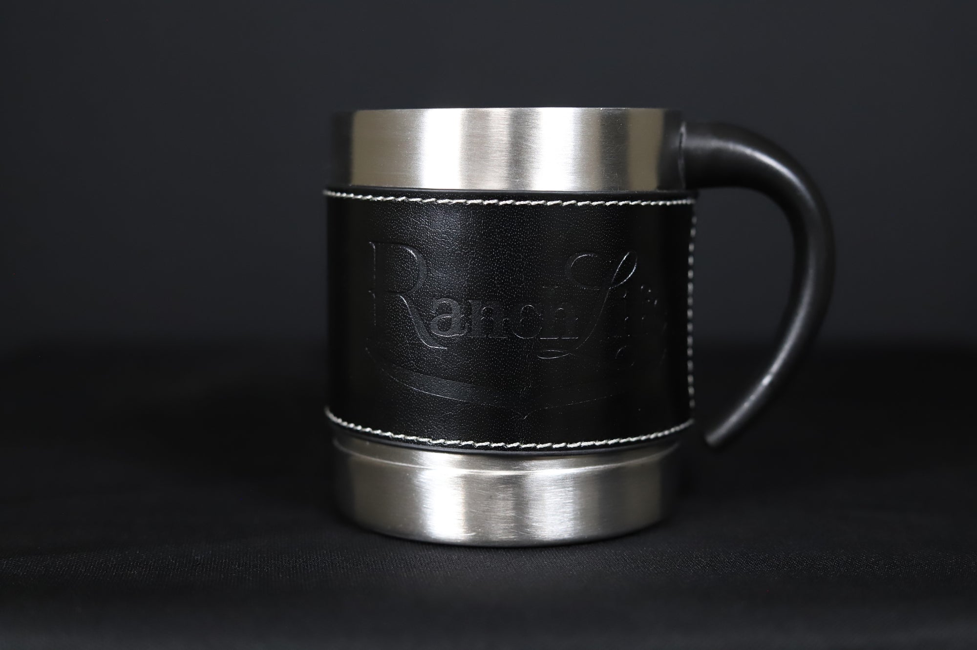 Ranch Life® Leather Wrapped Stainless Steel Coffee Mug