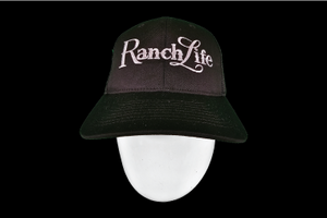 Ranch Life Ball Cap - Black & Grey