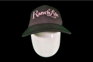 Ranch Life Ball Cap - Brown & Pink