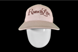Ranch Life Ball Cap - Khaki & Brown