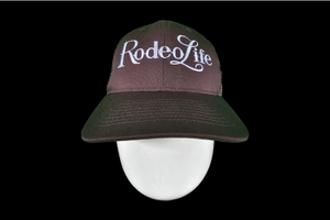 Rodeo Life Ball Cap - Black & Light Blue
