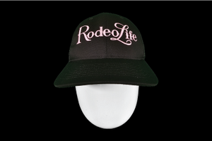 Rodeo Life Ball Cap - Black & Pink