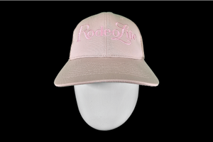 Rodeo Life Ball Cap - Khaki & Pink