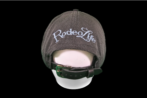 Rodeo Life Wings Ball Cap - Black & Light Blue