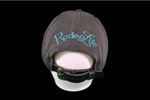 Rodeo Life Wings Ball Cap - Charcoal & Teal