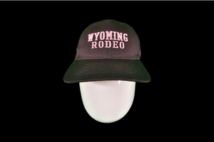 Wyoming Rodeo Ball Cap - Brown & Pink