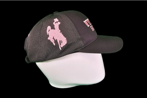 Wyoming Rodeo Ball Cap - Brown & Pink