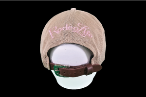 Wyoming Rodeo Ball Cap - Khaki & Pink