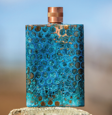 Blue Scales Flask