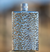 Sterling Silver Plated Copper Hammered Flask
