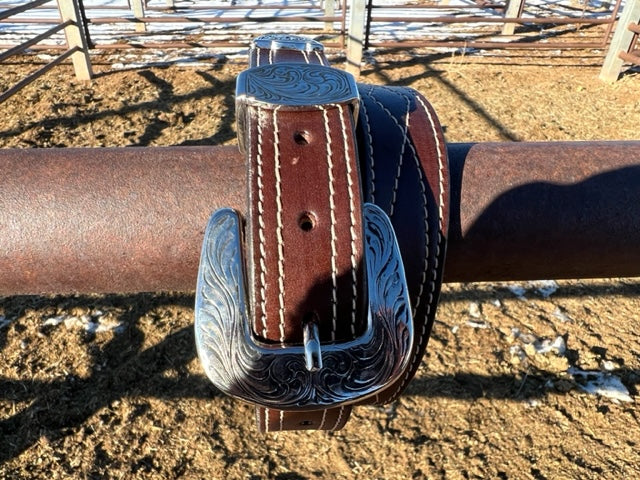 Western Belt - Saddle Stitch 1 1/4"